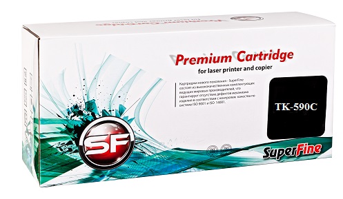 Картридж SuperFine SF-TK590C для Kyocera FS-C2026 5K Cyan SuperFine