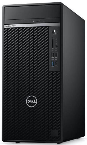 Компьютер Dell Optiplex 7080 Tower i7-10700/16GB/512GB SSD/Radeon RX 640 4GB/360W/Win10Pro/black 7080-2140 - фото 1