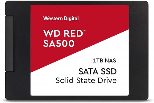 Накопитель SSD 2.5'' Western Digital WDS100T1R0A WD Red SA500 1TB SATA 6Gb/s TLC 560/530MB/s IOPS 95K/85K MTTF 2M
