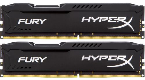 Модуль памяти DDR3 8GB (2*4GB) HyperX HX318LC11FBK2/8 Fury black PC3L-14900 1866MHz CL11 1.35V Радиатор RTL