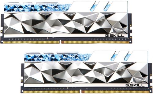 Модуль памяти DDR4 32GB (2*16GB) G.Skill F4-4800C20D-32GTES Trident Z Royal Elite silver PC4-38400 4800MHz CL20 радиатор 1.55V