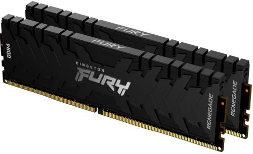 Модуль памяти DDR4 64GB (2*32GB) Kingston FURY KF432C16RBK2/64 Renegade Black 3200MHz CL16 2RX8 1.35V 288-pin 16Gbit