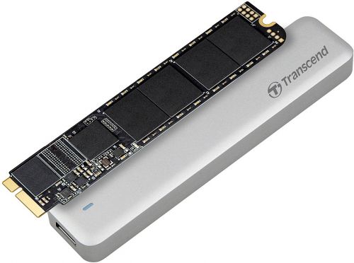 Накопитель SSD USB 3.0 Transcend TS240GJDM500 JetDrive 500 240GB Набор для апгрейда для компьютеров Apple, SATA III, (c внеш. корпусом USB 3.0) RTL