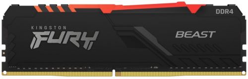 Модуль памяти DDR4 8GB Kingston FURY KF437C19BBA/8 Beast RGB 3733MHz CL19 1RX8 радиатор 1.35V 288-pin 8Gbit retail