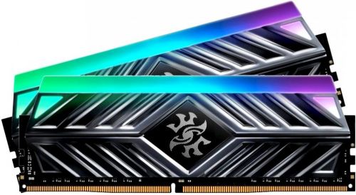 Модуль памяти DDR4 16GB (2*8GB) ADATA AX4U413338G19J-DT41 SPECTRIX D41 tungsten grey 4133MHz CL19 1.4V