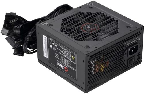 Блок питания ATX Qdion QD-500DS 80+ 500W, 120mm fan, APFC, 80+, Retail