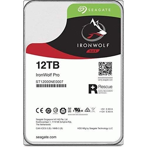 Жесткий диск 12TB SATA 6Gb/s Seagate ST12000NE0008 3.5" IronWolf Pro NAS 7200rpm 256MB