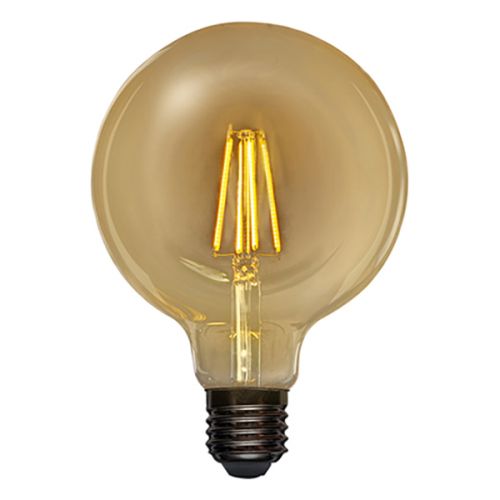 Лампа Rexant 604-145 филаментная груша A125 11.5 Вт 1380 Лм 2400K E27 диммируемая золотистая колба