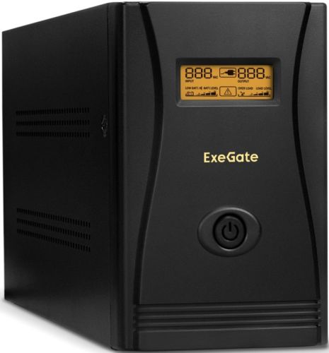 

Источник бесперебойного питания Exegate SpecialPro Smart LLB-1000.LCD.AVR.C13.RJ 1000VA/650W, LCD, AVR, 6*IEC-C13, RJ45/11, black, SpecialPro Smart LLB-1000.LCD.AVR.C13.RJ