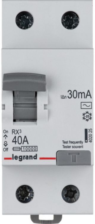 Узо legrand 40a 30ma схема подключения