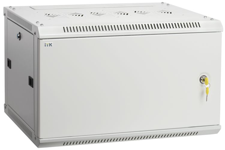 

Шкаф ITK LWR3-09U66-MF LINEA W 9U 600x600 мм дверь металл, RAL7035, LWR3-09U66-MF