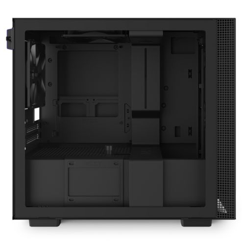 Корпус mini-ITX NZXT H210 black/black, без БП, закаленное стекло, fan 2x120mm, 2xUSB 3.1 (Type-A/Type-С), audio CA-H210B-B1 - фото 5