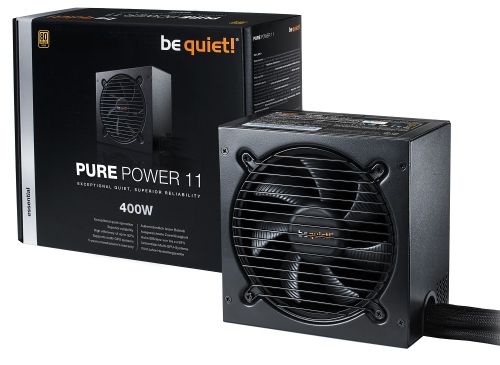 Блок питания ATX Be quiet! PURE POWER 11 BN292 400W, Active PFC, 80PLUS Gold, 120mm fan RTL