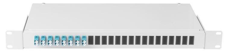 

Кросс оптический стоечный NIKOMAX NMF-RP16LCUS2-WS-ES-1U-GY 19", 1U,16*LC/UPC(8 двойных LC/UPC адаптеров), SM 9/125 OS2, стальной, серый, в комплекте, NMF-RP16LCUS2-WS-ES-1U-GY