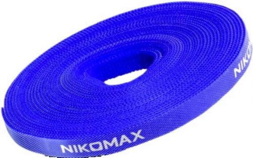 Рулон липучки NikoMax NMC-CTV05M-09-RL-BL ширина 9мм, длина 5м, синяя