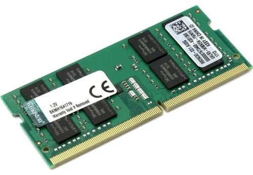 Модуль памяти SODIMM DDR4 16GB Kingston KVR26S19D8/16 2666MHz CL19 1.2V 2R 8Gbit RTL