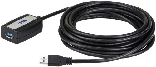 Кабель Aten UE350A-AT USB, A>A/A-A, Male-Female, 4 провода, опрессованный, 5 м
