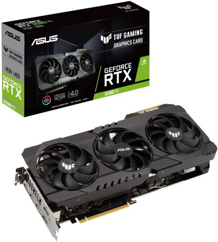 Видеокарта PCI-E ASUS GeForce RTX 3080 Ti TUF Gaming (TUF-RTX3080TI-12G-GAMING) 12GB GDDR6X 384bit 2*HDMI/3*DP