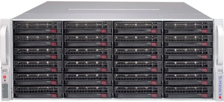 

Корпус серверный 4U Supermicro CSE-847E1C-R1K23JBOD 44*3.5" HS, 4*mini SAS HD, 2*1200W, CSE-847E1C-R1K23JBOD