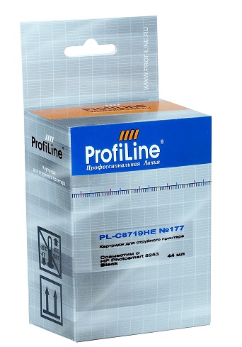 Картридж ProfiLine PL-C8719HE-Bk №177XL для принтеров HP 8253 Black водн ProfiLine картридж hi black hb cb541a