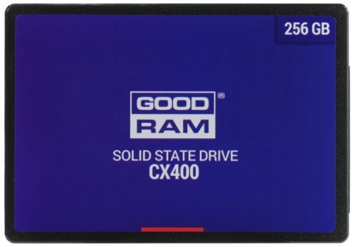 Накопитель SSD 2.5'' GoodRAM SSDPR-CX400-256 CX400 256GB SATA 6Gb/s TLC 3D NAND 550/490MB/s 77.5K/85K IOPS 2M MTBF