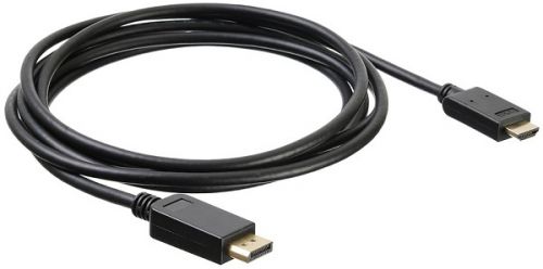Кабель интерфейсный DisplayPort-HDMI Buro BHP DPP_HDMI-3 v.1.2, 3м. позолоченные контакты черный
