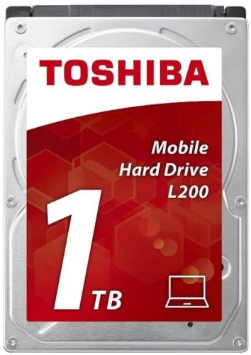 Жесткий диск 1TB SATA 6Gbs Toshiba KIOXIA HDWL110EZSTA 25 L200 5400rpm 128MB Rtl 610300₽