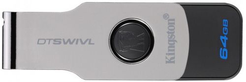 

Накопитель USB 3.0 64GB Kingston DataTraveler Swivl, DataTraveler Swivl