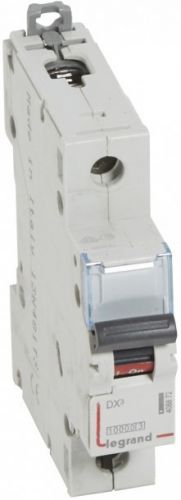 Автоматический выключатель Legrand 408873 DX³ 10000 - 16 кА - тип характеристики B, 1П, 230/400 В~, 20 А, 1 модуль