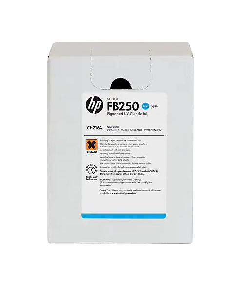 

Тонер-картридж HP FB250 CH216A голубой (3л) для HP Scitex FB500, FB700., FB250