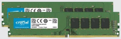 Модуль памяти DDR4 16GB (2*8GB) Crucial CT2K8G4DFRA266 PC4-21300 2666MHz CL19 288pin 1.2V