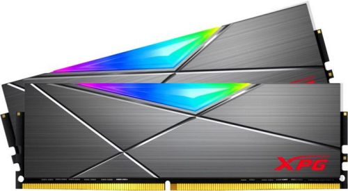 

Модуль памяти DDR4 16GB (2*8GB) ADATA AX4U320038G16A-DT50 SPECTRIX D50 tungsten grey 3200MHz CL16 1.35V, AX4U320038G16A-DT50