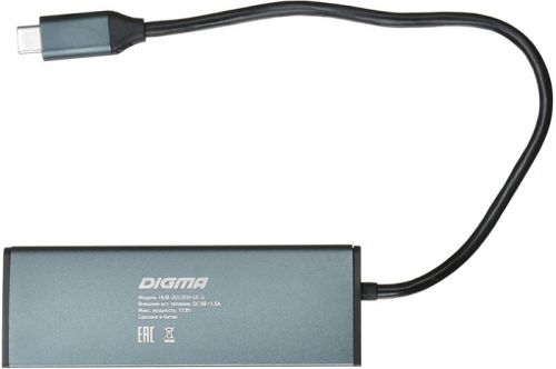 Концентратор USB 3.1 Digma HUB-2U3.0СAU-UC-G