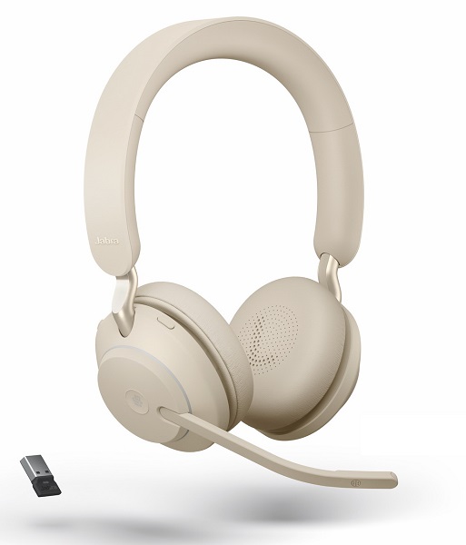 

Гарнитура беспроводная Jabra Evolve2 65 26599-999-998 Link380a MS Stereo beige, Evolve2 65