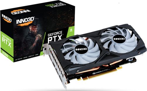 

Видеокарта PCI-E Inno3D GeForce RTX 2060 N20602-06D6X-1710VA15LB 6GB GDDR6 192bit 12nm 1365/14000MHz HDMI/4*DP, GeForce RTX 2060