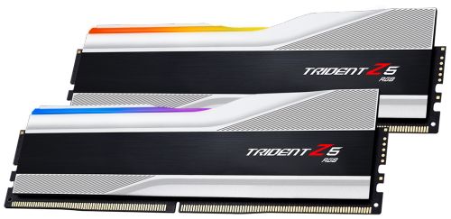 Модуль памяти DDR5 32GB (2*16GB) G.Skill F5-6000J4040F16GX2-TZ5RS Trident Z5 RGB silver PC5-48000 6000MHz CL40 heatsink 1.35V - фото 3