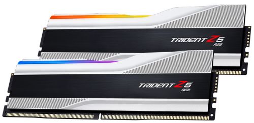 Модуль памяти DDR5 32GB (2*16GB) G.Skill F5-6000J4040F16GX2-TZ5RS Trident Z5 RGB silver PC5-48000 6000MHz CL40 heatsink 1.35V