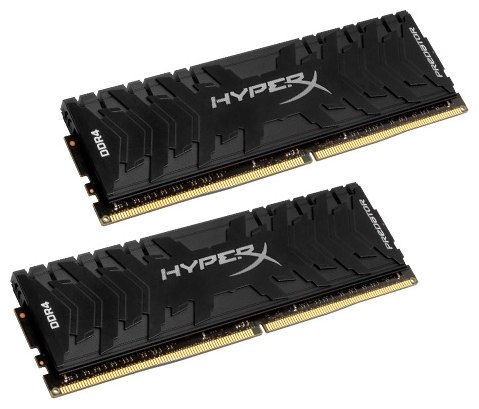 Модуль памяти DDR4 16GB (2*8GB) HyperX HX430C15PB3K2/16 Predator PC4-24000 3000MHz CL15 1.35V Радиатор RTL