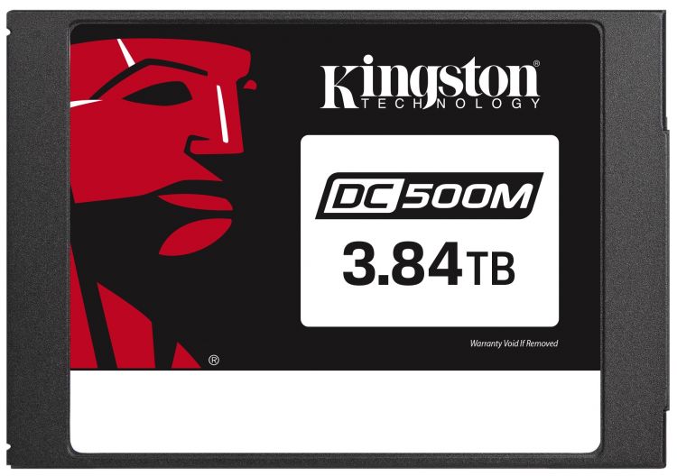 

Накопитель SSD 2.5'' Kingston SEDC500M/3840G DC500M (Mixed-Use) SATA3 (7mm height) 3D TLC 1.3 DWPD, SEDC500M/3840G