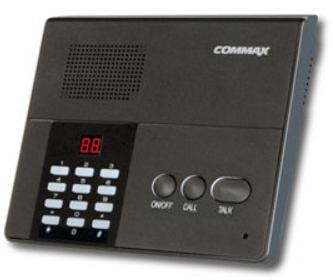 Переговорное устройство COMMAX CM-810 Центральная станция, работает в составе с CM-800S, в системе до 10 абонентов, 2-х проводная линия, питание 12В,