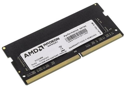 Модуль памяти SODIMM DDR4 4GB AMD R744G2400S1S-U PC4-19200 2400MHz CL16 1.2V RTL - фото 1