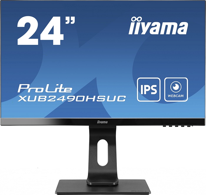 

Монитор 23,8" Iiyama ProLite XUB2490HSUC-B1 1920х1080, 4ms, 250 кд/м2, 16:9, 80000000:1, 178°/178°, HDMI M/M, Cam, HAS, D-Sub DP, USB, черный, ProLite XUB2490HSUC-B1