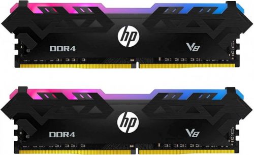 Модуль памяти DDR4 32GB (2*16GB) HP 8MG03AA#ABB V8 RGB series PC4-25600 3200MHz CL16 радиатор 1.35V