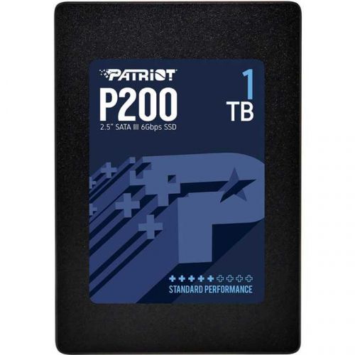 Накопитель SSD 2.5'' Patriot P200S1TB25 P200 1TB SATA 6Gb/s TLC 530/460MB/s IOPS 90K/80K MTBF 2M 7mm