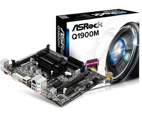 Материнская плата mATX ASRock Q1900M