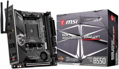 

Материнская плата mini-ITX MSI MPG B550I GAMING EDGE WIFI, MPG B550I GAMING EDGE WIFI