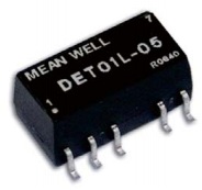 Преобразователь DC-DC модульный Mean Well DET01L-12 PCB SMD12; 1 Вт; Выходов 2: 12В / 0.042А, -12В / 0.042А; Вход: 4.5...5.5 [5] В; -40...85 °C