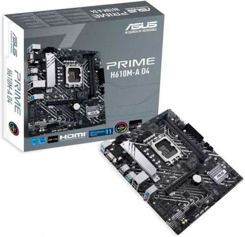 Материнская плата mATX ASUS PRIME H610M-A D4