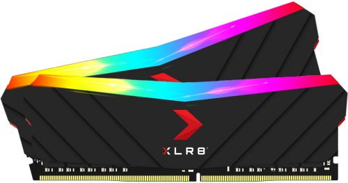 Модуль памяти DDR4 16GB (2*8GB) PNY MD16GK2D4320016XRGB XLR8 RGB 3200MHz CL16 1.35V RTL