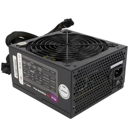 Блок питания ATX Crown CM-PS600W PLUS CM000003018 600W (140mm FAN, SATA*4, PATA*4, 4+4pin, 6+2pin PCI-E*2) OEM